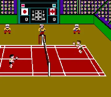 Super Dyna'mix Badminton (Japan) screen shot game playing